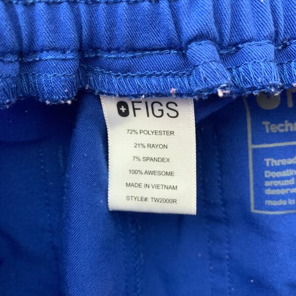 FIGS women's 1648 Winning Blue Yola Skinny Straight Leg scrub pants SZ XXS - Picture 12 of 13